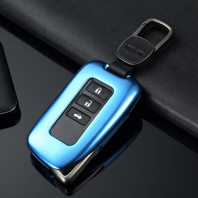 

Digaren Lexus car key case RX200t NX200t ES200 300H RX270 key case protective case key ring modified sky gray