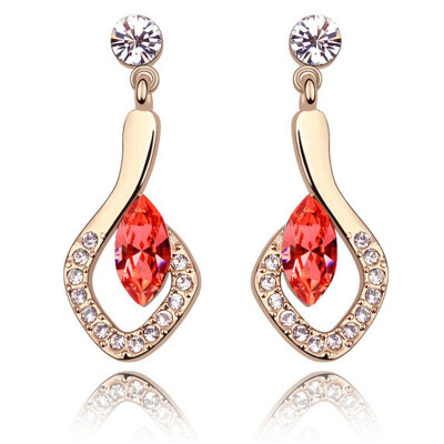 

Drop Earrings Crystal from Austria Elements Fashion Crystal Dangle Earring Woman Party Jewelry 5748