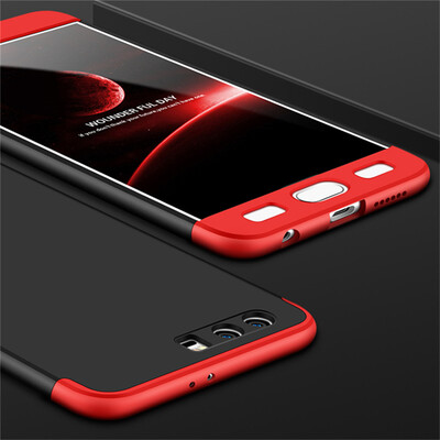 

3 in 1 Protection Case for Huawei Honor 9 Slim Hard PC Cover for Huawei Honor 9 Free Glass Film