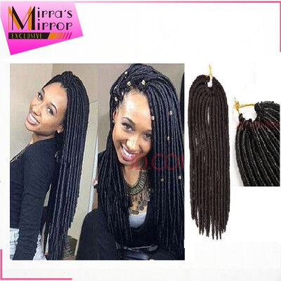 

Mirras Mirror 14in 18in Crochet Braid Hair 6pcs faux locs 24 Strands Synthetic Twist Hair Extensions Kanekalon Xpression Braids
