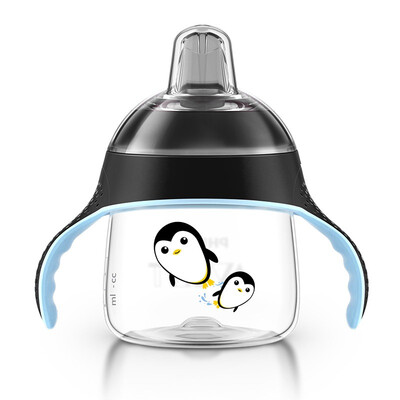 

Philips New Angie Британский бренд AVENT Cartoon Penguin Cup 200ml Black SCF751 / 18