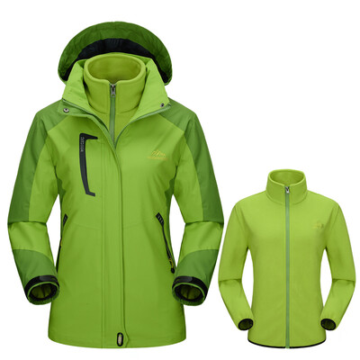 

Men Winter Jacket women Jacket Two-piece Warm and Comfortable Windproof waterproof Jacket