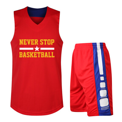 

Zhengbao basketball suit boy's shirt vest team of children's jerseys in a customized competition training suit printing number gro