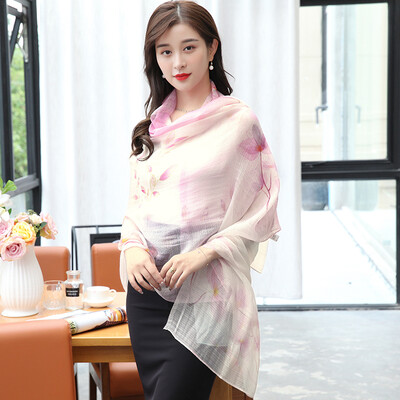 

STORY Of SHANGHAI Ladies Woolen Scarf Warm & Warm Scarf Shawl Elegant Striped Pink