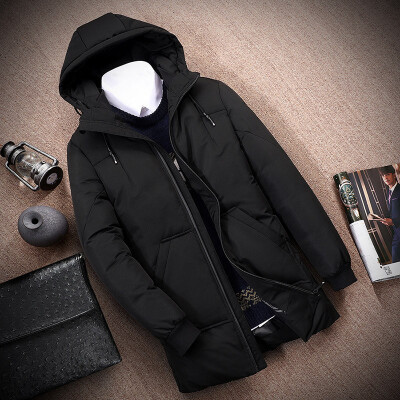 

The new down jacket in the long section of men's jacket casual men's thick down jacket as gift for men