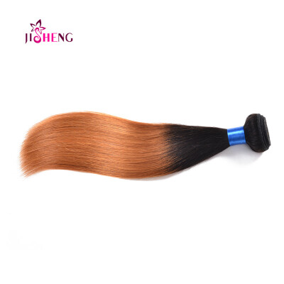 

8"~26" inch Indian Virgin Hair Ombre Straight 1 Bundles 100g Grade 100% Unprocessed Virgin Human Hair Weave Weft Ombre Color