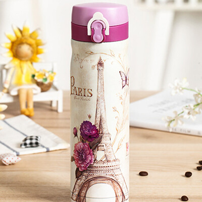 

A Ting Stainless Steel Thermos Cup Water Bottle Water Cup with lid Cap 304