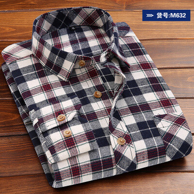 

New Plaid Casual Long Sleeve Suitable Fashion Men Shirt