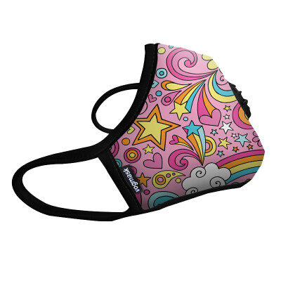 

Vogmask fashion N99 anti-fog pm25 children S masks Rainbows Reference weight 11-22kg 25-50 pounds