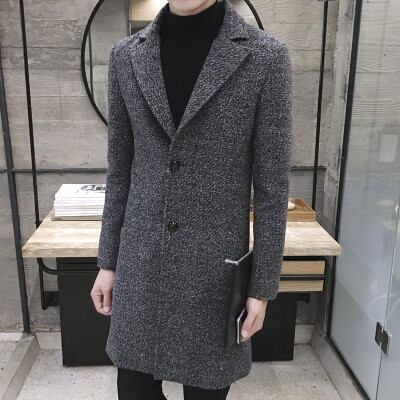 

2017 autumn new men coat long coat as gift for men