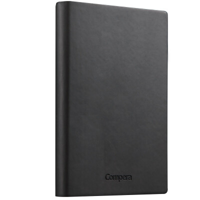 

Hearts (COMIX) C8003 Compera Leather Notebook / Notepad 146 pages A6 Black