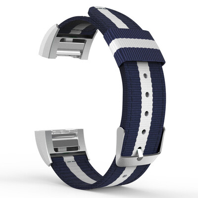 

Замена ECSEM НАТО группа для fitbit заряд 2 нейлоновый ремешок с подлинным Нержавеющая сталь Комплектующие
