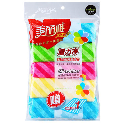 

Melia волшебный цвет сетки с чистым полотенцем 35x35cm 4 Multi-Pack (x1 подарок ткань из микроволокна лист) ткань стиральная полотенца HC047938
