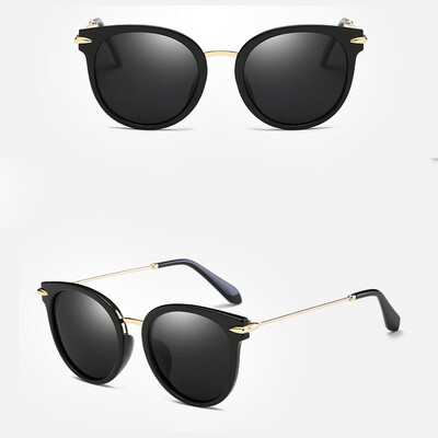 

Роскошный бренд-дизайнер Cat Eye Солнцезащитные очки для женщин Vintage Cateye Gradient Female Ретро солнцезащитные очки Blac