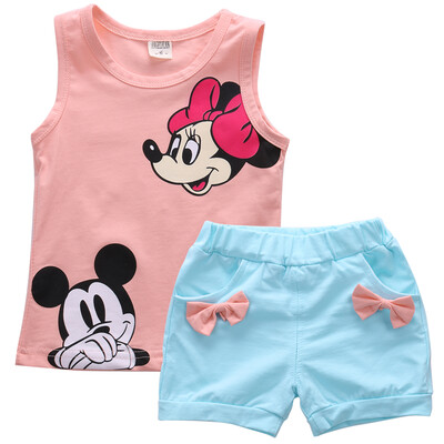 

2pcs Toddler Infant Kids Baby Girls Clothes T-shirt TopsPantsDress Outfits Set