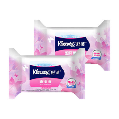 

Шу Jie (Kleenex) женщина влажная туалетная бумага 24 2 пакет
