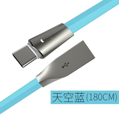 

Hwang Sun Type-C кабель для передачи данных просо 5 / 5s4c Huawei p9p10 славы V8V9 музыка, как телефон зарядного устройства провод 2 1.8m голубое небо
