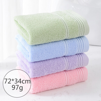 

Cntomlv 4 Pcs grace Cotton towel shads washcloth soft Water absorbent adult cotton couples wash face towel