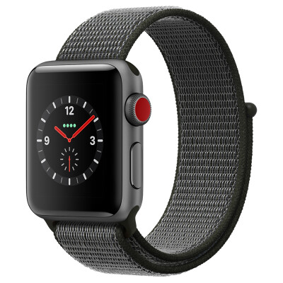 

Apple Watch Series 3 Smart Watch (GPS + сотовая сеть 42 мм золотой алюминиевый корпус розовый песчаный спортивный ремешок MQQU2CH / A)