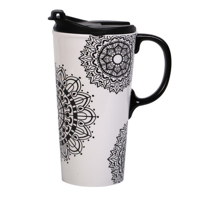 

A Ting Ceramic Coffee Mug Secret Garden DIY Painting Graffiti Magic Cup 17oz