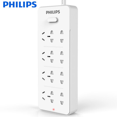 

Philips (PHILIPS) новый национальный стандарт восемь 1,8 м гнездо защиты детей дверь / главный выключатель штекер вставлена ​​линейная плата / монтажная плата / плата для перетаскивания SPS3821B / 93