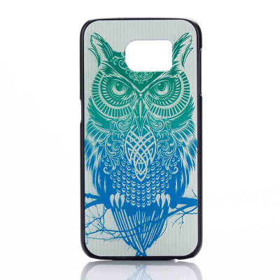 

Cartoon Plastic Phone Accessories Back Skin Case Cover for Samsung Galaxy S6 - Owl