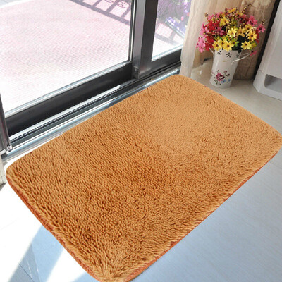 

Green reed can be washed with soft silk non-slip mat mats camel 50 80cm 2 installed