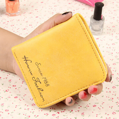 

2017 new Korean version of the wallet retro matte women short section of the thin section of the small money wallet wallet wallet