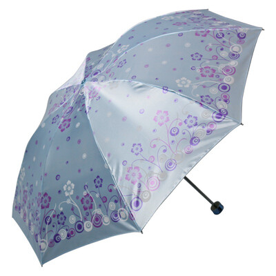 

[Jingdong supermarket] paradise umbrella color Ding Gaomi polyester anti-ultraviolet three fold umbrella umbrella umbrella pink 308T