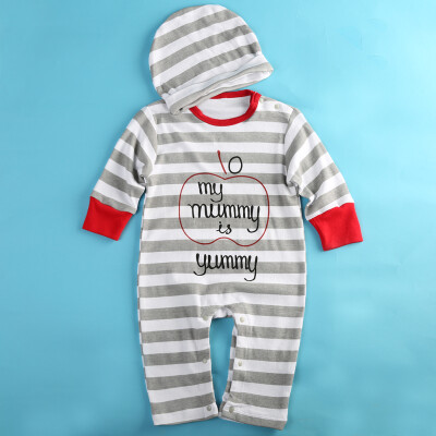 

Hot Baby Boy Girl Mum Dad Funny Newborn Infant Romper Hat Sleepsuit Outfits Set