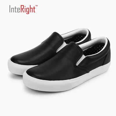 

INTERIGHT Women &39s Simple Wild Cowhide Low - Sleeve Casual Shoes