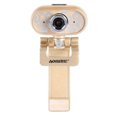 

Aoni (aoni) A9S HD1080P HD live face-lift camera debugging free beauty camera computer desktop USB camera gold