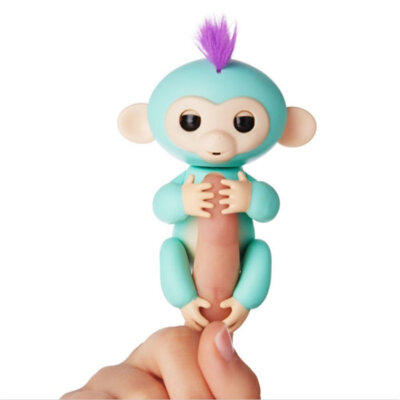 

Смазливая Fingerlings Роберт Baby Monkey Звук Finger Движение Вешалка Игрушка для подарков