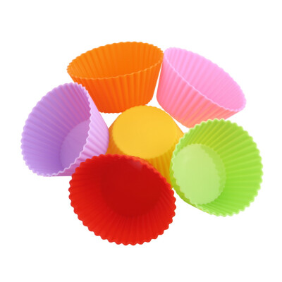 

12 pcs Silicone Cake Muffin Chocolate Cupcake Liner Baking Cup Cookie Mold