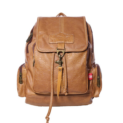 

New fashion school bags for women backpack leather school backpacks women travel bags waterproof retro vintage backpacks black