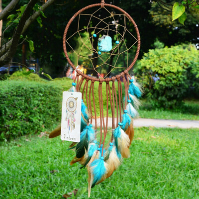 

Indian Dream catcher Wind Chimes Feather Pendant wall hanging home decoration
