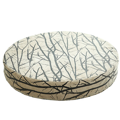 

Nobildonna 555510cm Three Branch Memory Form Futon Thickening Fabric Round Meditation Mat Tatami Floor Cushion