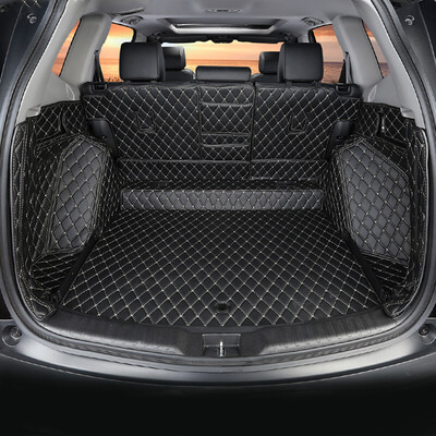 

Huashi Honda CRV trunk mat 17 new crv full surrounded by car leather trunk mat crv special tail box mat crv modified interior accessories 6 piece set business black
