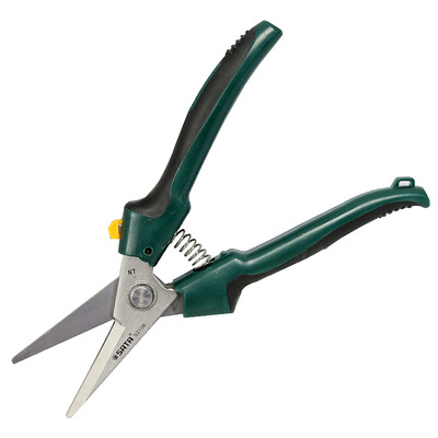 

Jingdong Supermarket Shida SATA 93106 double color handle powerful electric multi-purpose scissors kitchen scissors household scissors 8 inches