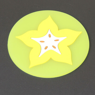

Кухня Home Living Jelly Color Fruit Shape Coasters Силиконовые ковриковые коврики Креативные противоскользящие изоляционные коврики