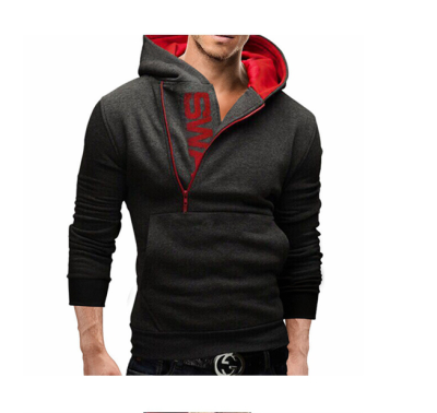 

Hoodie Side Zipper Hit Color Hoodies Men Fashion Tracksuit Male Sweatshirt Off White Hoody Mens Purpose Tour Hoodie