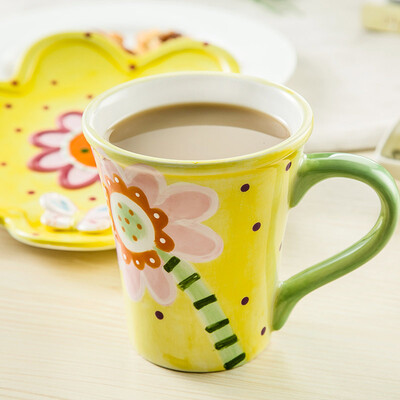 

A Ting Embossed Flower Mug&Plate Gift Set