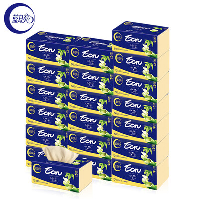 

Blue moon blue elven series of natural pumping non-bleaching dust-free layer 3 120 paper 18 package
