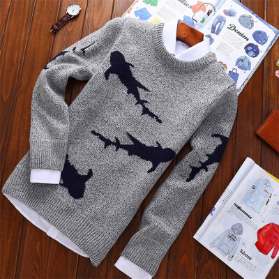 

Autumn and winter new men 's suit sweater thickening warm sweateras gift for men