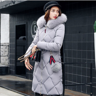 

New autumn&winter cotton clothing women long sleeves coat ladies cotton clothing women down jacket
