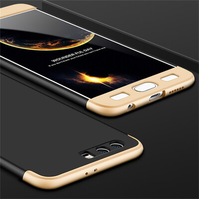 

3 in 1 Protection Case for Huawei Honor 9 Slim Hard PC Cover for Huawei Honor 9 Free Glass Film