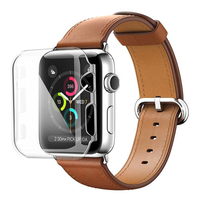 

BIAZE яблоко watch2 42мм Apple, смотреть защитный рукав прозрачный экран охранник стальной оболочки скретч часы для Mac II JK170