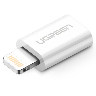 

Зеленое яблоко с аутентификации MFI Android передачи головки адаптер Lightning Micro USB кабель для зарядки свою очередь поддерживает iPhone5 / 6s / 7 Plus / 20745 Белый Скины