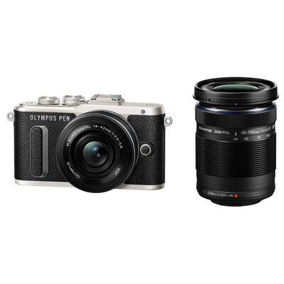 

OLYMPUS E-PL8 14-42mm EZ 40-150mm R black micro single lens dual lens machine body anti-shake beauty Selfie PL7 upgrade