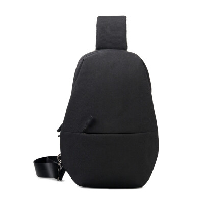 

Breast pack men's leisure and simple canvas retro single shoulder bag style waist bag fashion waist bag